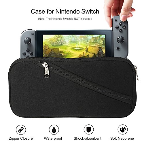 Preisvergleich Produktbild Goolsky Weiche wasserdichte Aufbewahrungstasche Tasche für Nintendo Switch