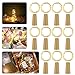 Produktbild LED Flaschen-Licht,11 Stück20 LEDs 2M Kupferdraht Lichterkette Weinflasche Lichter mit Kork korken ,Pomisty Nacht Licht LED Lichterketten Stimmungslichter Flasche DIY Dekor für Party Weihnachten, Halloween, Hochzeit oder Stimmung Lichter