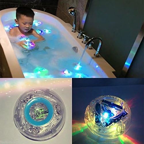 RISKER Bath Water LED Light Kids Waterproof Funny Bathroom Bathing Tub Toy of 1pc