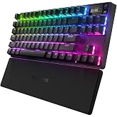 SteelSeries Apex Pro TKL Kablosuz Mekanik Gaming Klavye, Değiştirilebilir Aktivasyon Noktaları, OLED Ekran, RGB, PBT Tuş Başl