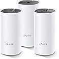 TP-Link Deco M4 Mesh WLAN Set (3er Pack), AC1200 Dual Band Router & Repeater (Reichweite bis zu 370m², ideal für große Häuser