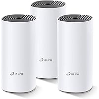 TP-Link Deco M4 Mesh WLAN Set (3er Pack), AC1200 Dual Band Router & Repeater (Reichweite bis zu 370m², ideal für große Häuser