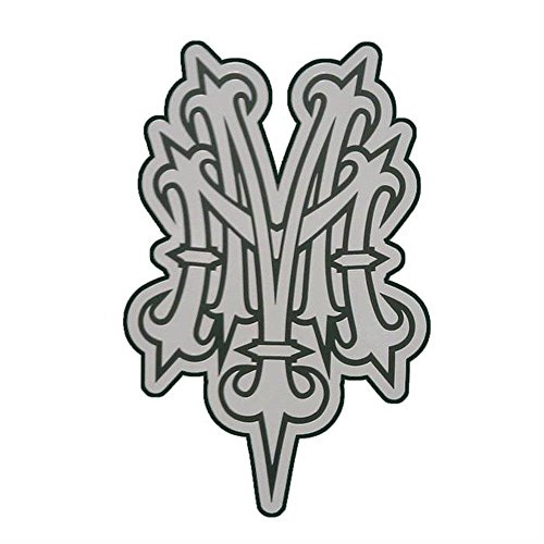 Preisvergleich Produktbild Metal Mulisha Cut Sticker / Aufkleber Weiss - Club - 15cm