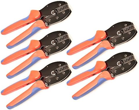 5x Iwiss 2.5/4/6 mm² – Crimping Tool Solar Connectors Connector MC4 MC3 Set