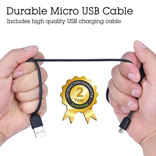 Avantree Docking Station Samsung Galaxy, Ricarica e Sincronizza Con il Cavo Micro USB Dock In Dotazione [Non di Tipo C], Ricarica Veloce per Telefoni Google, LG, Huawei e Android [2 Anni Garanzia]