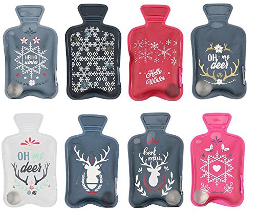 Mini Bouillotte Chaufferette Poche **Edition limitée Hiver 2017-2018** (Lot de 8)