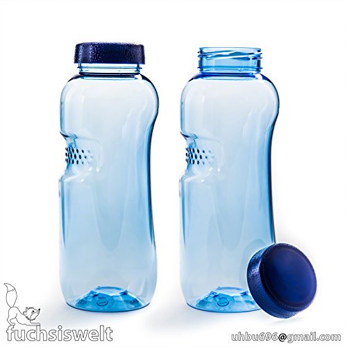 2 x 0,5 L Trinkflasche aus Tritan mit Trinkdeckel Flip Top Sportdeckel BPA frei - 3
