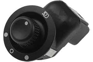 GEEANDLY Manopola regolazione potenza elettrica Interruttore controllo specchietto laterale 8200214921, 8200676529 Compatibile per Renault Clio MK4 Modus Captur