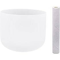 Set Campana Tibetana In Cristallo Chakra 12 Pollici - Con Mazze E Custodia, Perfetta Per Meditazione E Guarigione Sonora - Foto 3