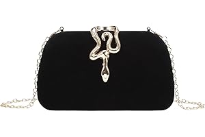 Gelory Evening Bag - Small Clutch Purses for Women Wedding - Women's Evening Handbags Formal Crossbody Evening Clutch-#01 Black