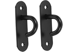 SUPVOX 2 Pz Ancoraggio a Muro Supporto a Parete per Fasce di Resistenza Ancoraggio della di grucce Bande di Resistenza Gancio Inossidabile Gancio per Fissare la Cinghia da Yoga Fan