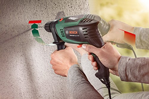Bosch DIY Schlagbohrmaschine UniversalImpact 800, Zusatzhandgriff, Tiefenanschlag, Koffer (800 W, max. Schrauben-Ø: 5 mm, max. Bohr-Ø: Holz: 30 mm, Beton: 14 mm, Stahl: 12 mm) - 6