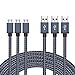 Produktbild Micro USB Kabel Nylon, BeneStellar (3 Pack 3m) High Speed USB 2.0 A Male auf Micro B Synchronisations und Ladekabel für Android, Samsung, Huawei, HTC, Sony, Nexus, Xiaomi und mehr (Tief Gray 3m)