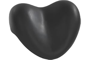 WENKO Repose-tête Tropic Noir - gomaespuma plástica blanda, Polyuréthane, 25 x 11 x 20.5 cm, Noir