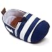 For 0-12 Month,Clode® Baby Boys Toddler Soft Sole Strip Shoes Infant Boy Girl Toddler First Walker Shoes (UK:2(6~12Months), Blue)