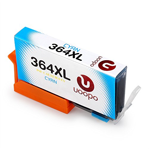 Uoopo Kompatibel Druckerpatronen für HP 364XL, Patronen Kompatibel mit HP Photosmart 7510 7520 5520 B110a 5510 5515 6510 6520 5522 B010a C6380, HP Photosmart Premium C410b C310a C309g, HP Deskjet 3520 3070A, HP officejet 4620 Drucker (3 Schwarz 1 Cyan 1 Magenta 1Gelb) - 4