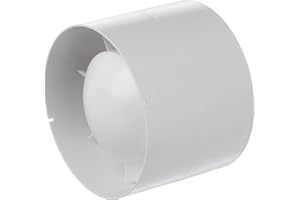 LIRAST Ø 100mm Aspiratore Elicoidale per Condotti di Aerazione - Ventilatore Elettrico per Tubo Tondo