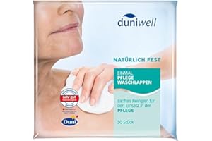 Duni Disposable Wash Cloth Care 6-Ply White 20 x 20 cm Pack of 50