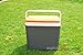Produktbild Adriatic Kühlbox 24 Liter Kühltruhe Getränkebox Isolierbox Kühlen Cooler Box Kühltasche (Orange/Grau)