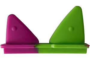 QIXIANG CB Ersatz Ohren and Ersatzkabel mit Schraubendreher, nur äußere Ohren, Kabelersatz für Toniebox,Ersatzteile für Tonies Lautstärketaste (1 Ersatz Ohren Grün + Lila)