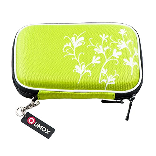 QUMOX 2,5″ extern HDD Gehäuse / Tasche für tragbare Festplatte Grün - 3