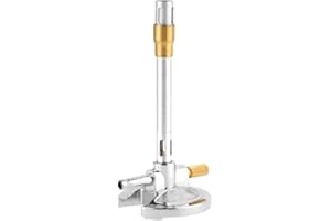 GARSENT Bunsen Burner, Compact Micro Single Tube Bunsen Burner Standard, Gas Light Bunsen Burner, for Liquid Propane Lab, Heating Equipment, Soldering,ect