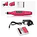 Pinkiou Nail Art Electric Nail Drill Manicure File Kit Nail Polish Machine Set with 6 Acrylic Gel Remover Pedicure Tools