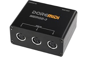 DOREMiDi MIDI Merge-3 MIDI Input 2 MIDI Output Support USB Power MERGE-3