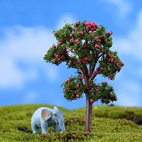 Miniature Plants Tree Fairy Garden Ornament Pot Decoration 1 Piece Happy Tree by