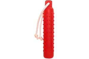 Horolas Dog Training Dummy, Floating Dog Water Toy for Water Fetch Play and Training, Natural Rubber Dog Chew Toys Dog Brushing Stick for Dental Care & Teeth Cleaning