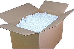 SUNRISE PACKAGING 1.5 Cubic Foot Biodegradable Loose Fill Protective PACKING PEANUTS Reusable Void Filler Postal Mailing Packing Filling Cushioning Chips