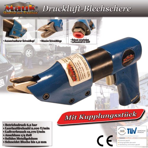 Mauk 114 Druckluft Blechschere 90° - 6