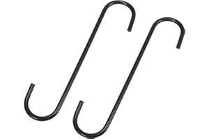 X AUTOHAUX 2pcs S Shape Brake Caliper Hangers Brake Caliper Hooks for Car Black