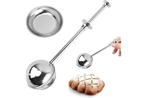 Zayookey Tamis à Farine en Inox Flour Sifter Passoire à Tamis pour Patisserie Tamis à Sucre en Poudre Passoire à Farine Tamis en Cuisine pour Gâteaux Sucre Glace (A)