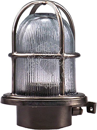 Preisvergleich Produktbild Fax Schiffslampe schiffsleuchten Gitter lampe aus massivem Messing wasserdichte Leuchter Licht lampe Nautische Marine Boot Wandlampe Industrielicht