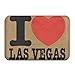 Produktbild quanzhouxuhuixiefu I Love Las Vegas Non-Slip Outside/Inside Floor Mat for Health and Wellness Kitchen Entrance Rug 23.6"x 15.7"