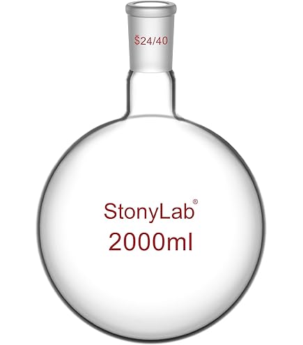 Retort with ground in glass stopper Borosilicate Glass Distillation Flask Laboratory Chemistry, 250/500/1000/2000ml,250ml,Amazing
