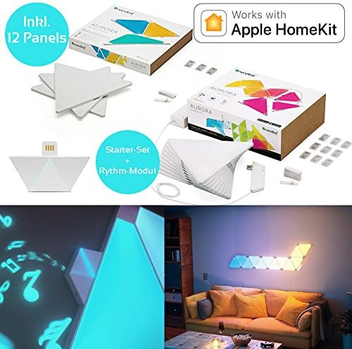 nanoleaf Aurora – Panels Kit LED RGBW Colour Changing Modern 12th Set