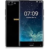 Doogee MIX 5.5 Zoll 6GB RAM 64GB ROM Android 7.0 4G Smartphone Helio P25 Octa-Kern 2,5 GHz Metallgehäuse Berührungssensor Front- und Doppel Rückkameras（Schwarz）
