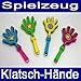 Produktbild Klatschhände SET 4 tlg., Kunststoff, 4x Spielzeug Motiv Klatsch Hände Hand, bunt (LHS)