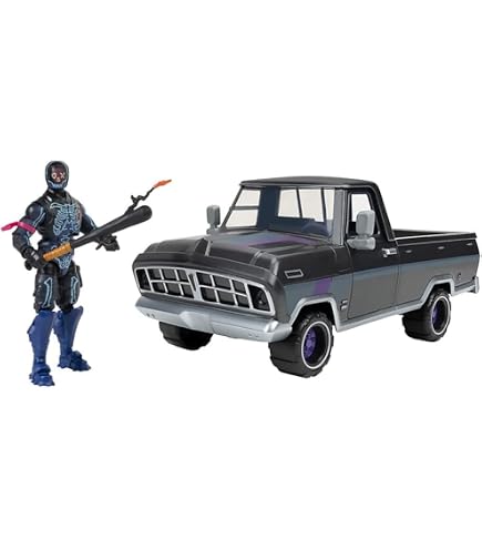 FORTNITE – Camión De Comida Durrr Burger Con Figura Beef Boss De 2.5″, Vehículo De 9″ Con Toldo Y Ruedas Libres, Oficial De Epic Games