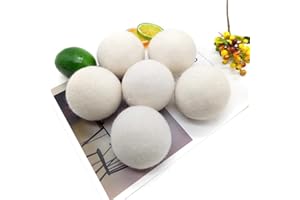 RHOMBA FumyFumy Palline per asciugatrici, palline per asciugatrici, palline per asciugatrici, palline da tennis per il lavaggio, palline per asciugatrice [XXL-8 cm)