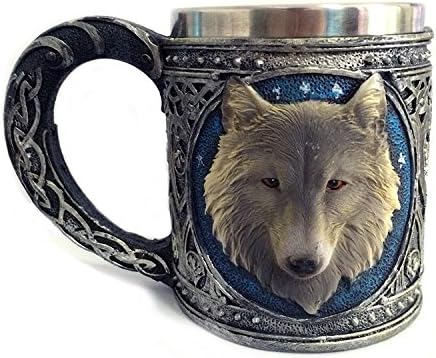 Golden Mango Ice Cube Mug Stainless Steel Resin Coffee Mug Christmas Halloween Gift Capacity 450ml Weight 470g Size 10.5 * 15 * 8.5cm
