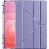Coverzone Huawei MatePad ile uyumlu 11.5 Kılıf Kalem Koyma B&ouml;lmeli Stand Olan Uyku Modlu Suni Deri, Yarı transparan Silikon A