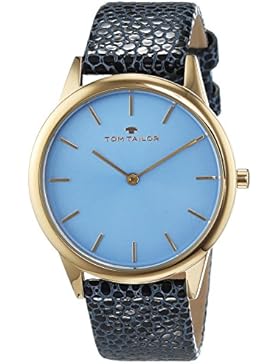 TOM TAILOR Watches Damen-Armbanduhr Analog Quarz Leder 5414704