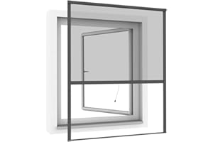 Windhager Insect Protection Roller Blind Window for Hanging, Insect Protection Roller Blind, Window Blind as Mosquito Protection, Fly Screen, Self-Assembly Kit 100 x 160 cm, Anthracite, 03294