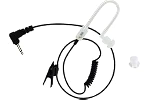 PROMAXPOWER Oreillette Talkie Walkie 3,5 mm 1 Broche Écoute Uniquement, Compatible avec Microphone Haut-Parleur, Émetteurs-Récepteurs et Autres Appareils avec Une Prise de 3,5 mm