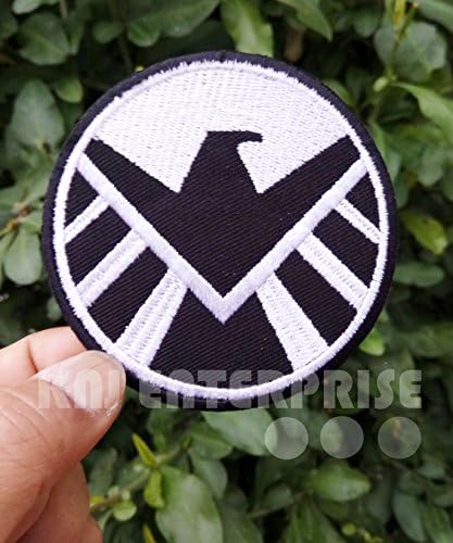 Iron Man Patch | S.H.I.E.L.D Agent Marvel | High Quality | Iron on Sew on Embroidered Patch | Iron badges for Clothes | Size: 8cm