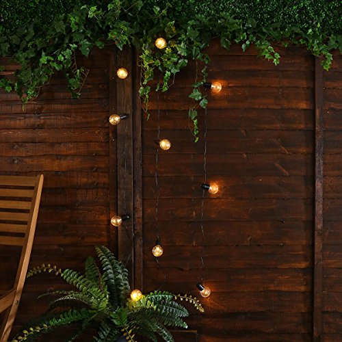 4,5m Außen/Innen Party Lichterkette, 10 LEDs warmweiß, batteriebetrieben, von Festive Lights - 4