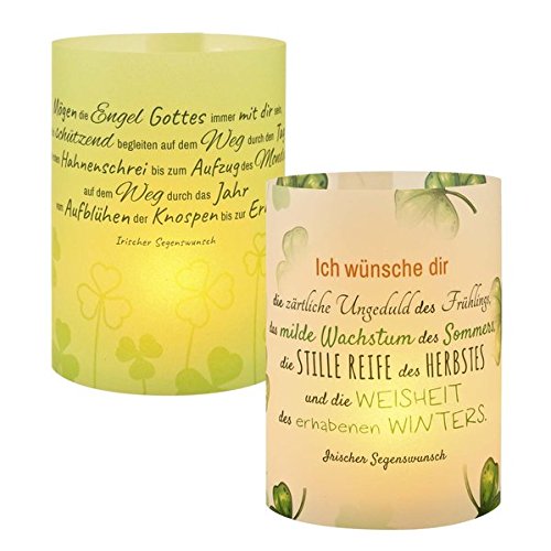 Preisvergleich Produktbild 2er-Set Lichthüllen »Irische Segenswünsche«